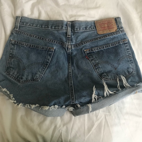 Vintage Levis Cut-off Shorts - Picture 3 of 5